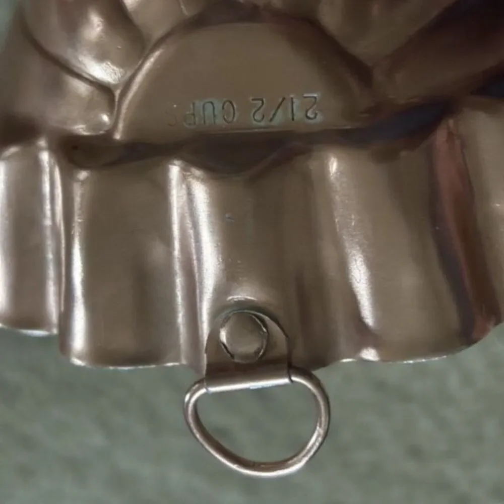 Jello Copper Oval Mold 2 1/2 Cups